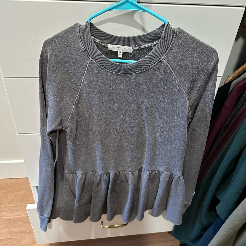 Truly Madly Deeply Peplum Top